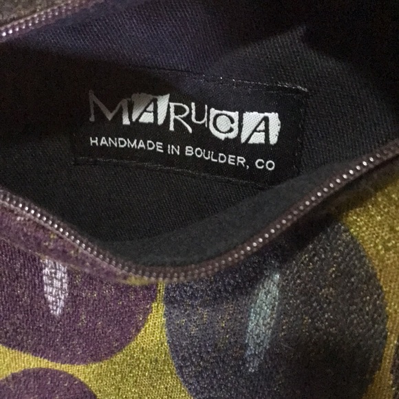 Maruca handmade crossbody fabric purse - Picture 3 of 4